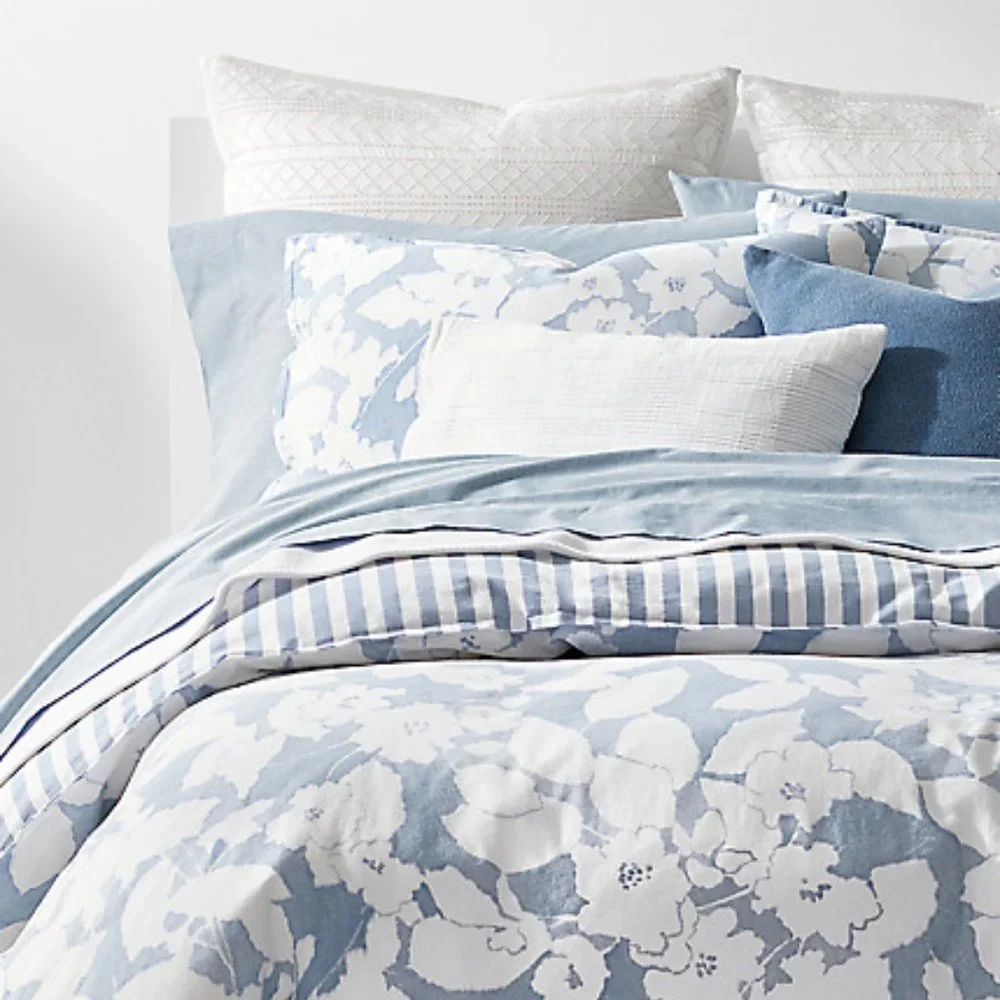 7 Pc Set Lauren Ralph Lauren Willa Full/Queen Duvet Cover Set & Queen Sheet Set